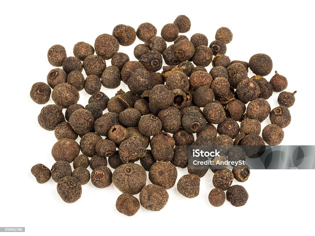Haufen von Pfeffer Samen isoliert auf weißem Hintergrund - Lizenzfrei Abnehmen Stock-Foto