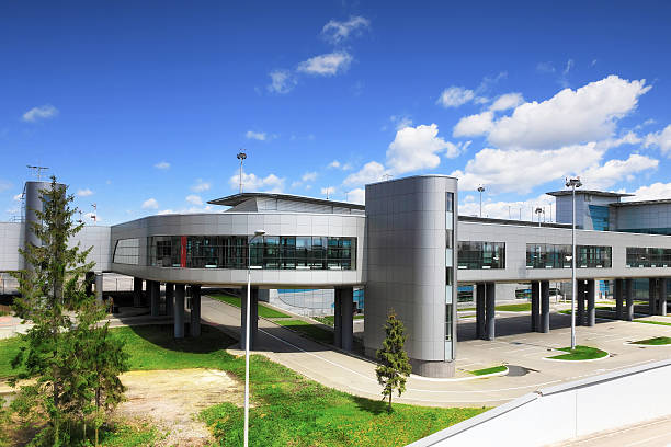 istock Modern international airport terminal 175953352