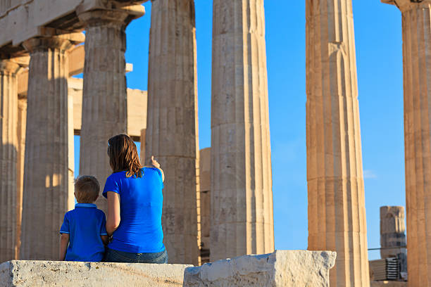 istock family in Acropolis, Athens, Greece 175953511