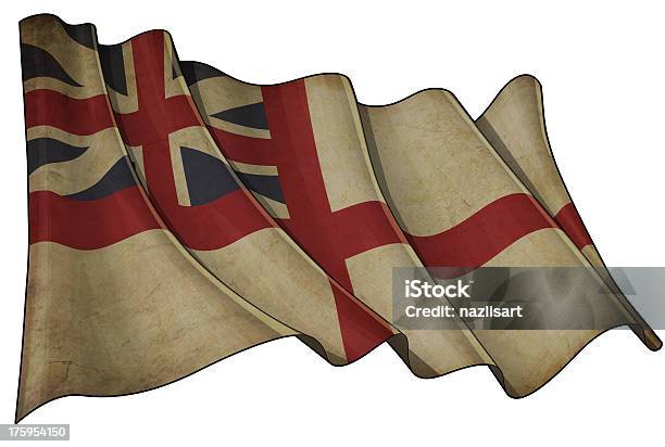 British Naval 16061801 Historic Flag Stock Illustration - Download Image Now