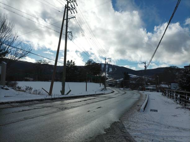 istock Beautiful winter atmosphere in Nagano Prefecture, Japan. 1759553955