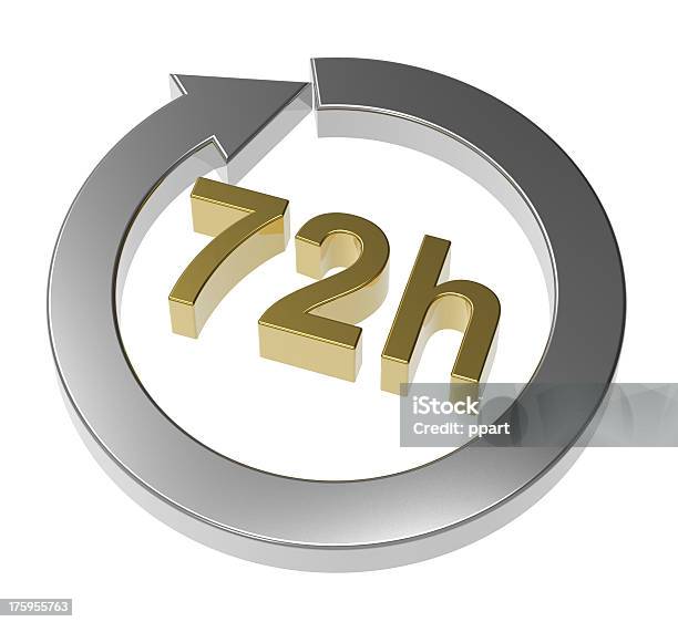 Sign Of 72 Hours Delivery Stock Photo - Download Image Now - Accessibility, Assistance, Business