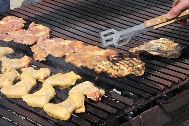 istock huge barbecue in the garden 175956696