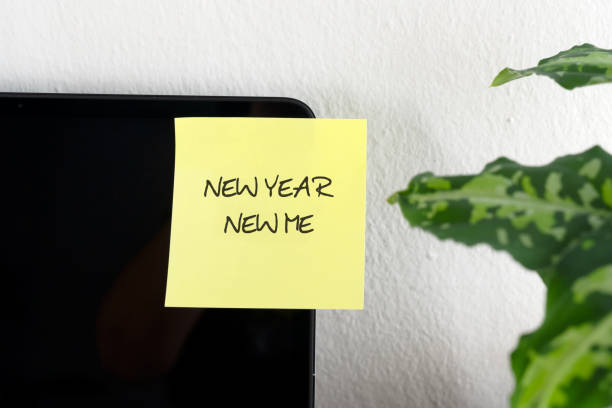 istock New Year New Me text on yellow adhesive note 1759590126