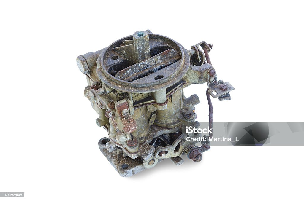 O carburador - Foto de stock de Branco royalty-free