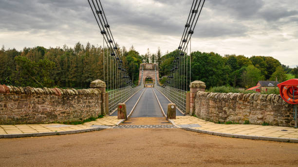 istock Union Chain Bridge entrance from England 1759613335