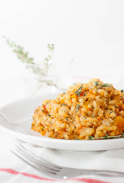 istock Risotto with tuna and vegetables 175963380