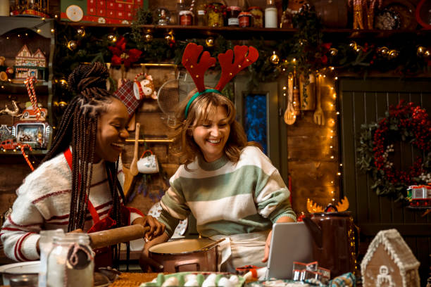 istock Girlfriends making cookies in the kitchen 1759663814