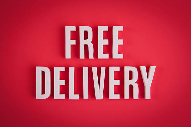 Free Delivery sign lettering