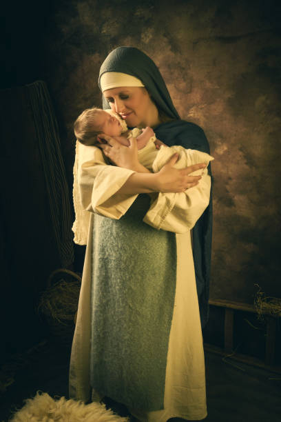 istock Christmas Mary with baby 1759710518