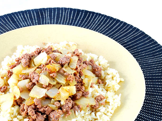 Rice with minced meat