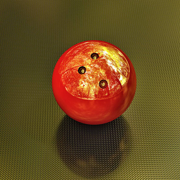 Bowling ball - 3d rendered illustration