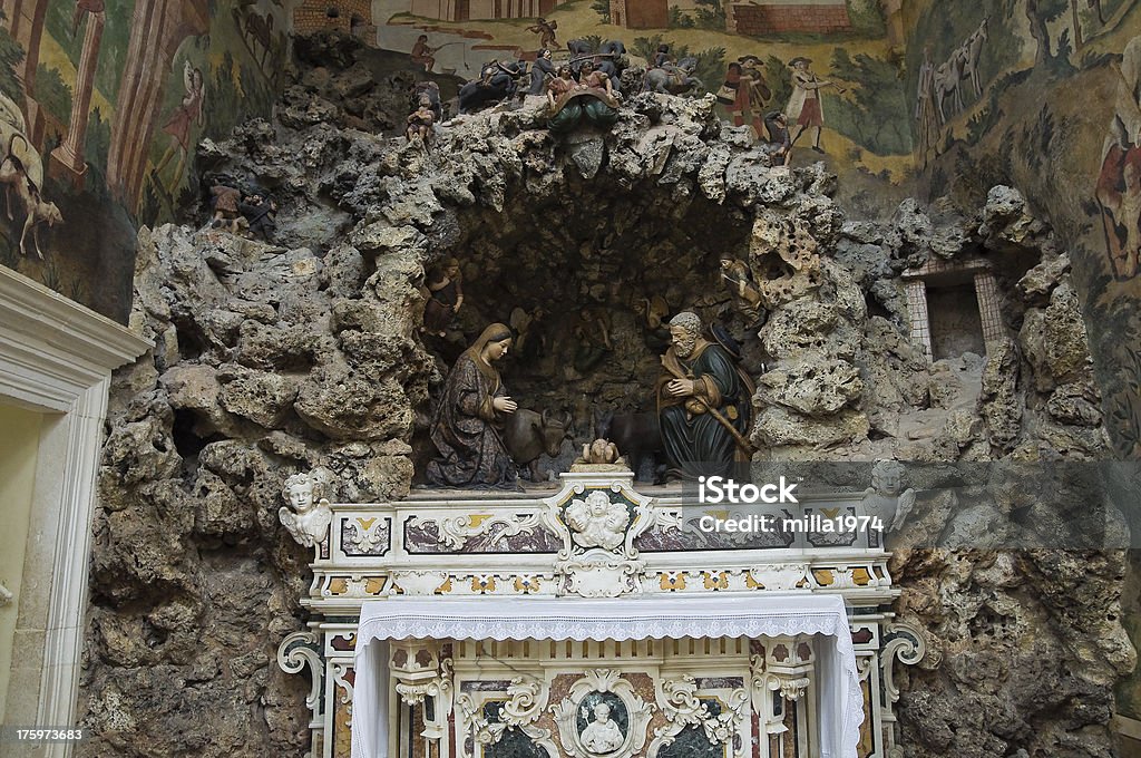Mother Church of St. Pietro. Putignano. Puglia. Italy. Altar Stock Photo