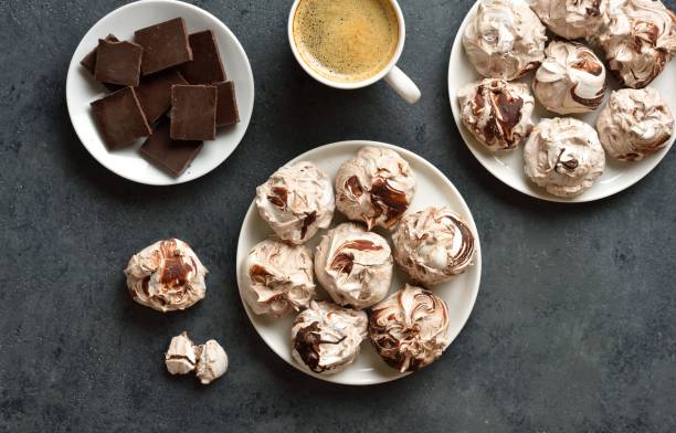 istock Chocolate meringue cookies 1759778858