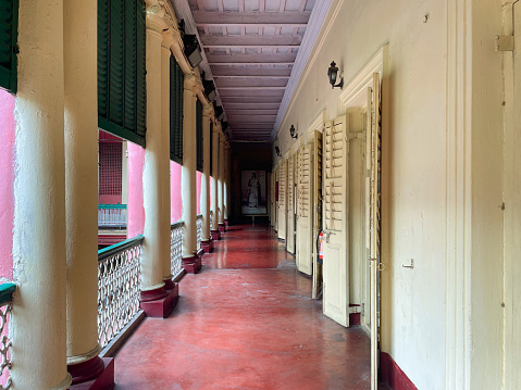 Jorasanko Thakurbari is located in Kolkata, West Bengal, India, Interior view