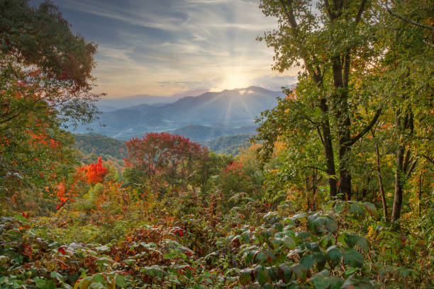 istock Sunrise over Mountain fall colors 1759821625