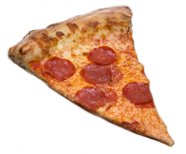 istock new york style pizza slice isolated on white background (pepperoni, plain slice) cut out (crust, sauce, cheese, photo, detail, close up) 1759829437