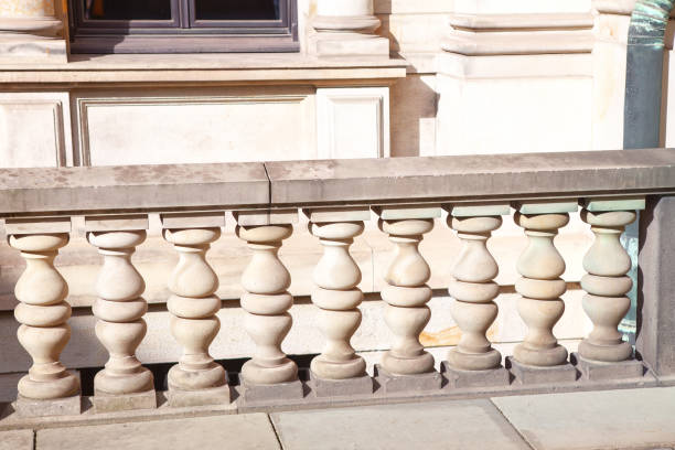istock Stone balustrade in the city 1759855556