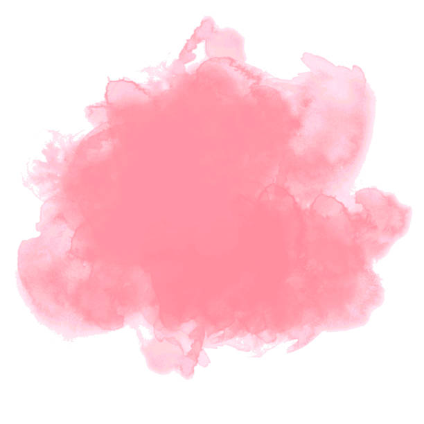 istock Watercolor stain, semi transparent colored background. red 1759886801