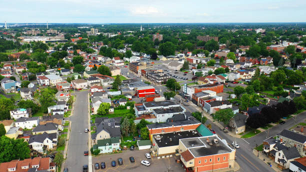 istock Aerial view of Cornwall, Ontario, Canada 1759890511
