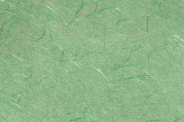 istock Old green kraft paper with stains fringe lines texture 1759918199
