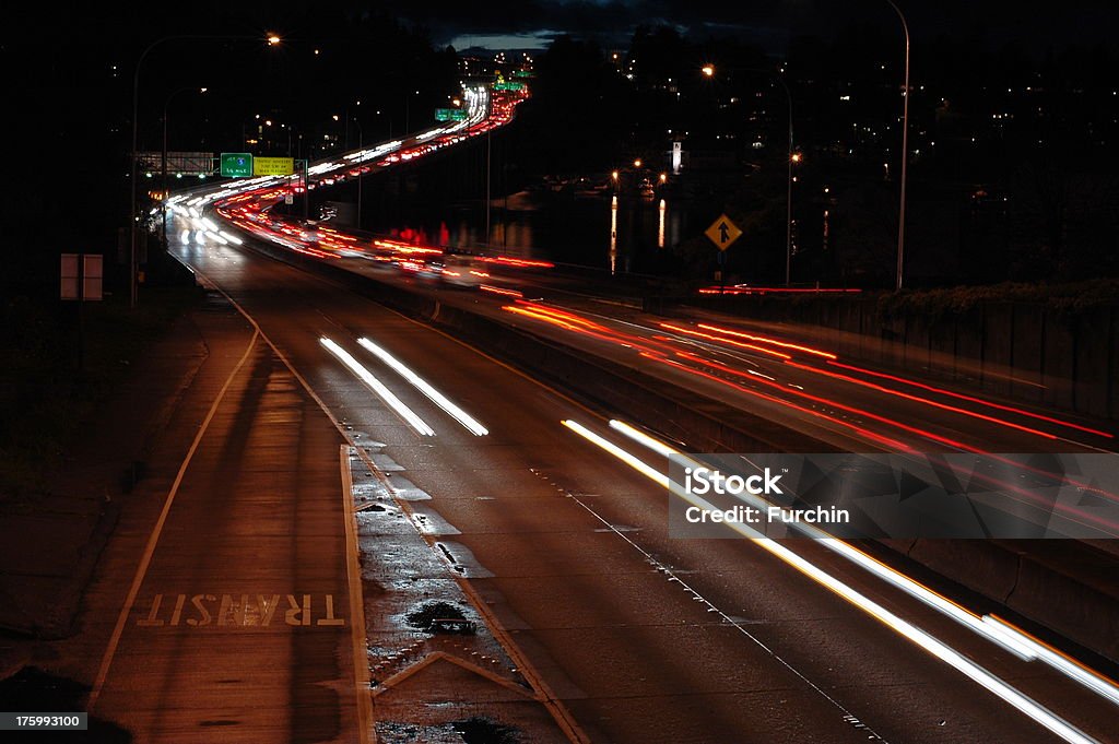 Nacht Fahrt - Lizenzfrei Brücke Stock-Foto