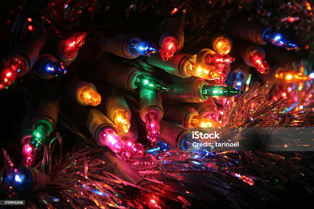 Illuminations de Noël avec Tensile - Photo de Allumer libre de droits