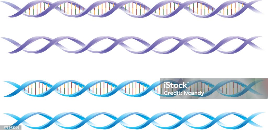 DNA molekularen - Lizenzfrei DNA Vektorgrafik