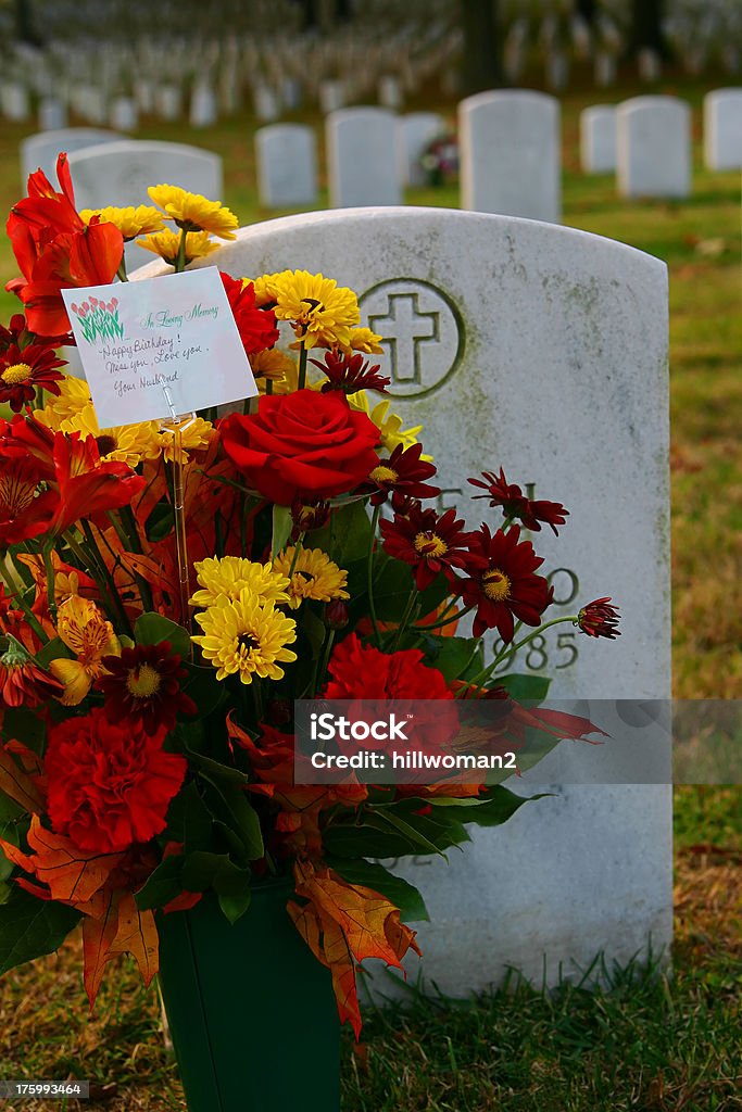 El Cementerio de Arlington se - Foto de stock de Anochecer libre de derechos