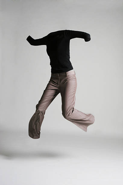 NoBody Series - woman jumping in the air NoBody Series - woman jumping in the air Hidden Meaning stock pictures, royalty-free photos & images