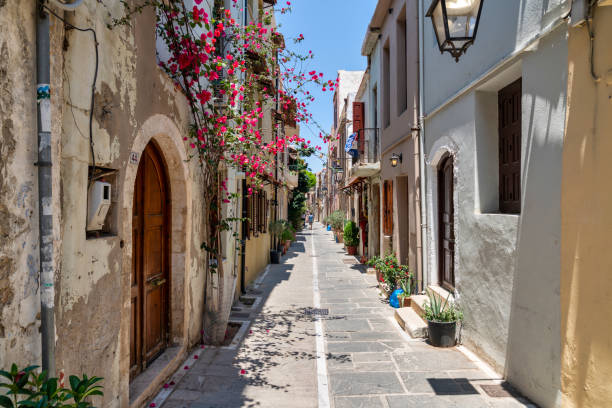 istock Narrow street in Chania, Greece 1759935568