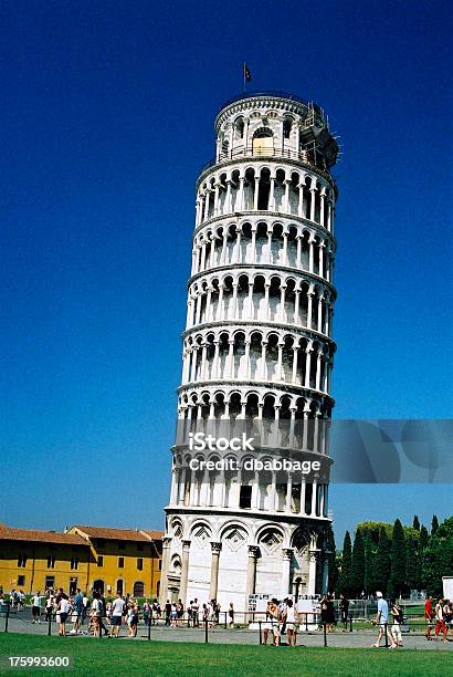 Leaning Tower Of Pisa Stock Photo - Download Image Now - Arch - Architectural Feature, Architectural Column, Architecture