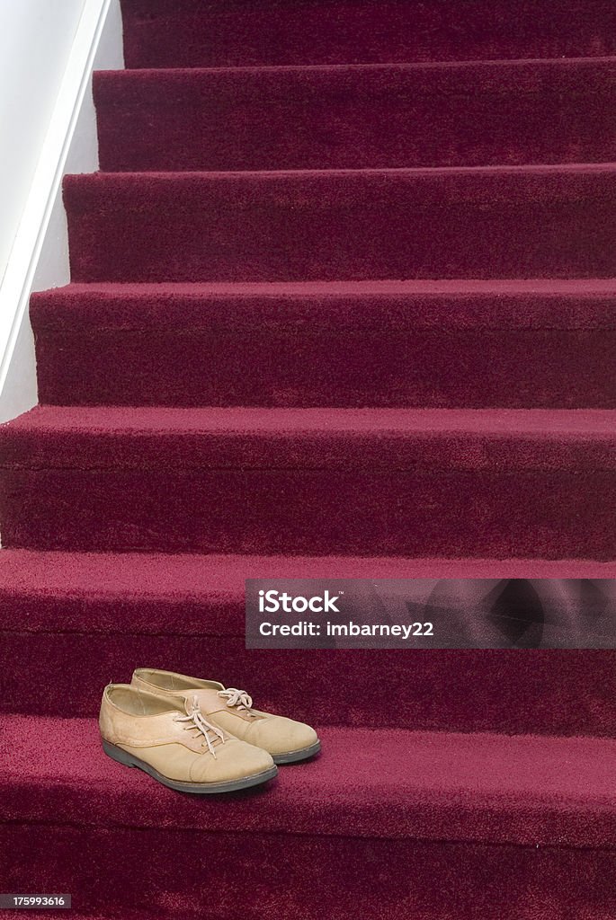 Chaussures rouges - Photo de Escalier libre de droits