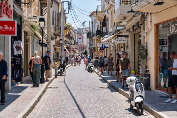 istock Narrow street in Chania, Greece 1759938323