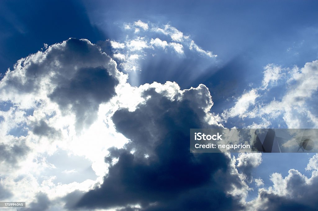 Glühend Cloud - Lizenzfrei Blau Stock-Foto
