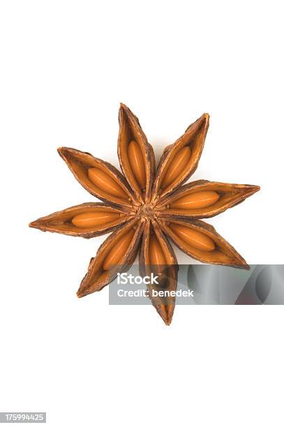 Anise Seed On White Stock Photo - Download Image Now - Anise, Chinese Culture, Close-up