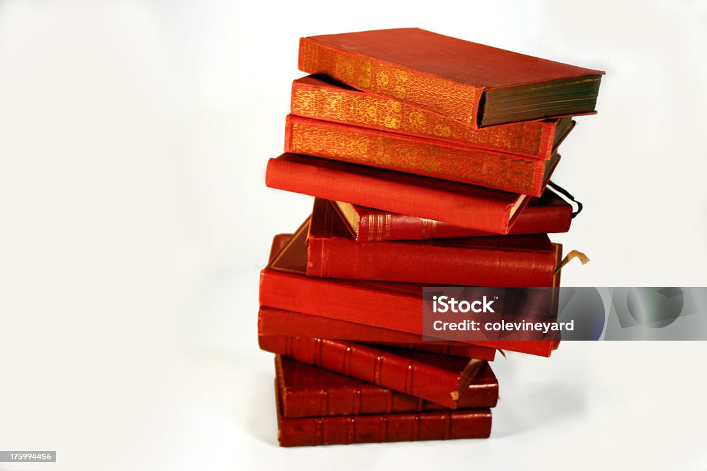 Rosso e Blu libro Series-No etichette - Foto stock royalty-free di Affari