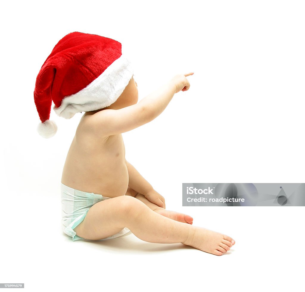 The Angel v2 baby santa Baby - Human Age Stock Photo