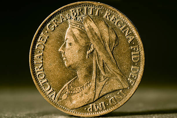 queen victoria - british currency currency nobility financial item - fotografias e filmes do acervo