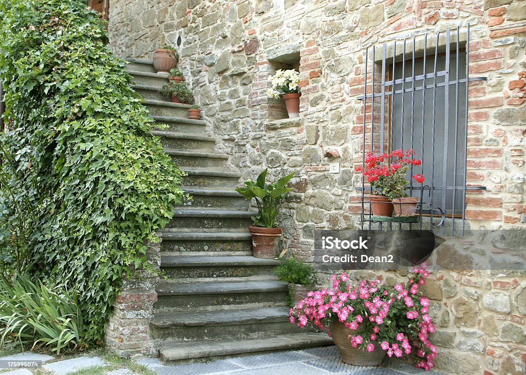 tuscan stairs 03 "Stairs on a Tuscan Villa. Near Monte San Savino, Italy." Agriculture Stock Photo