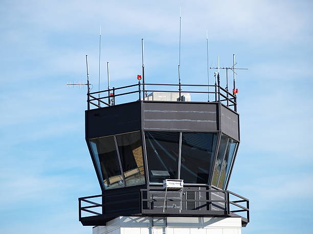 radar used by air traffic controllers with plane in background during government shut down