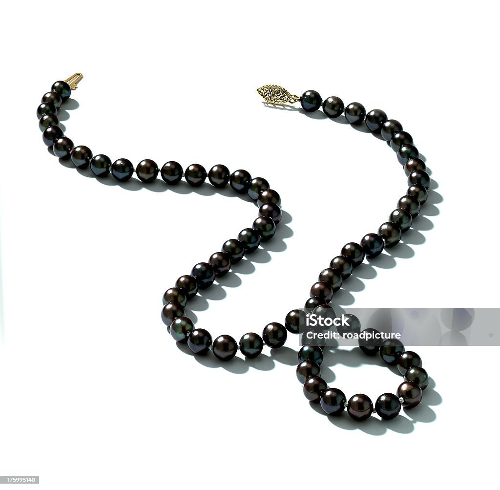 Negro collar de perlas - Foto de stock de Accesorio personal libre de derechos