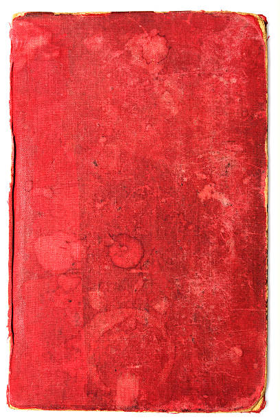 istock abstract classic red book cover heavily stained 175995233