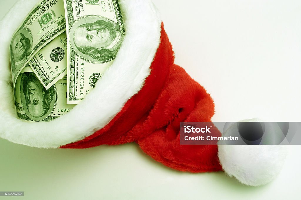 Beste Weihnachtsgeschenk - Lizenzfrei 100-Dollar-Schein Stock-Foto