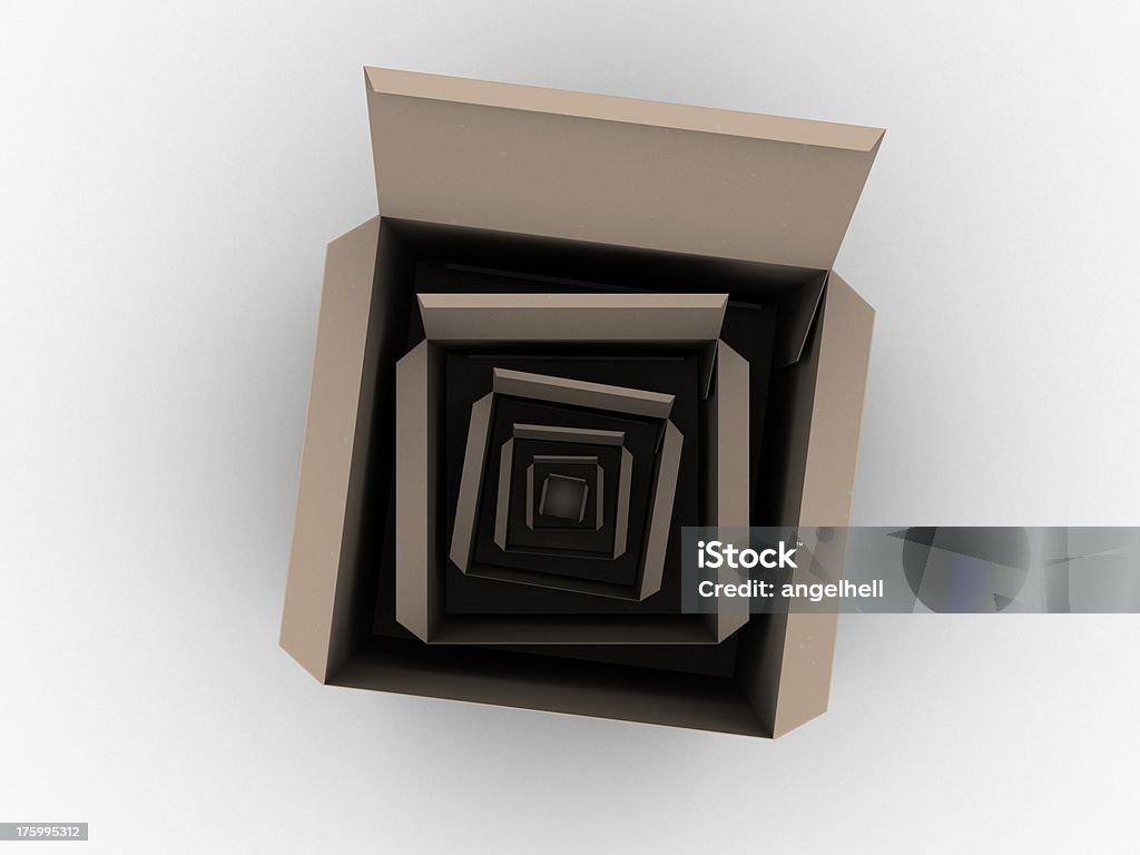 Multi papelão boxs - Foto de stock de Caixa - Recipiente royalty-free