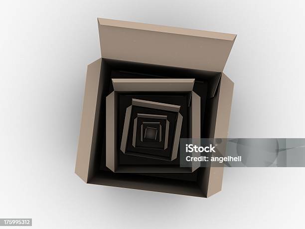 Foto de Multi Papelão Boxs e mais fotos de stock de Caixa - Recipiente - Caixa - Recipiente, Infinito, Abrindo