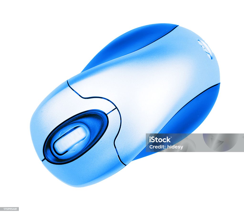 Hiper Mouse azul - Foto de stock de Azul royalty-free