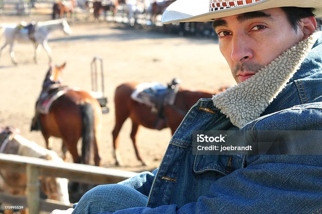 Cow-boy sur Ranch II - Photo de A la mode libre de droits