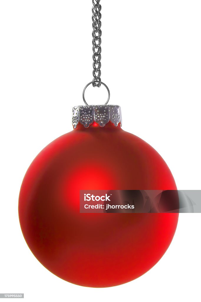 Bola vermelha - Foto de stock de Bola de Árvore de Natal royalty-free