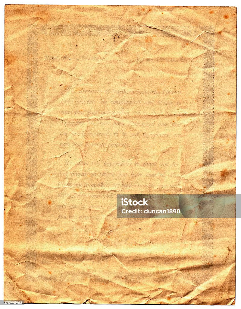 Vintage Paper A sheet of vintage grungy paper. Abstract Stock Photo